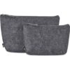 Okiyo Kesho Recycled PET Felt Mini Cosmetic Bag additional Images Without Logos
