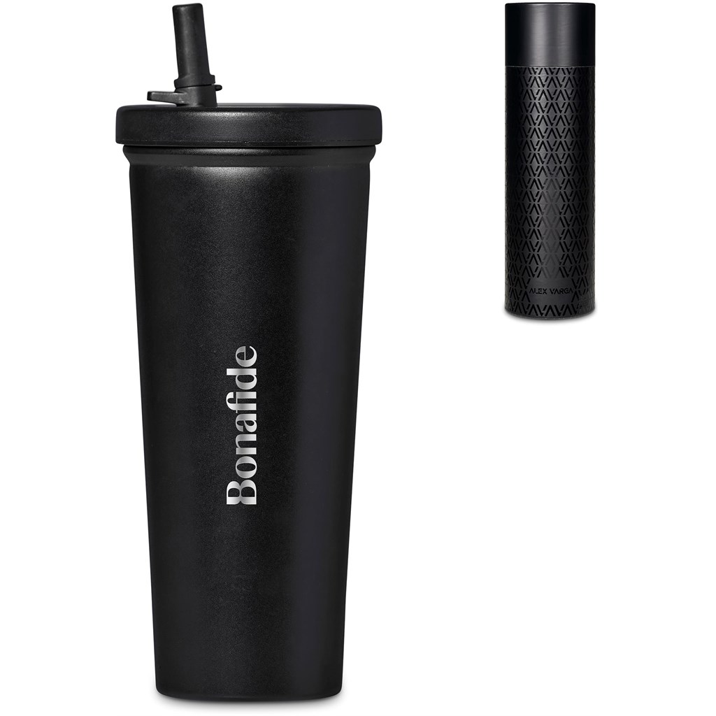 Alex Varga Empire Stainless Steel Vacuum Sipper Tumbler - 750ml additional Images With Logos